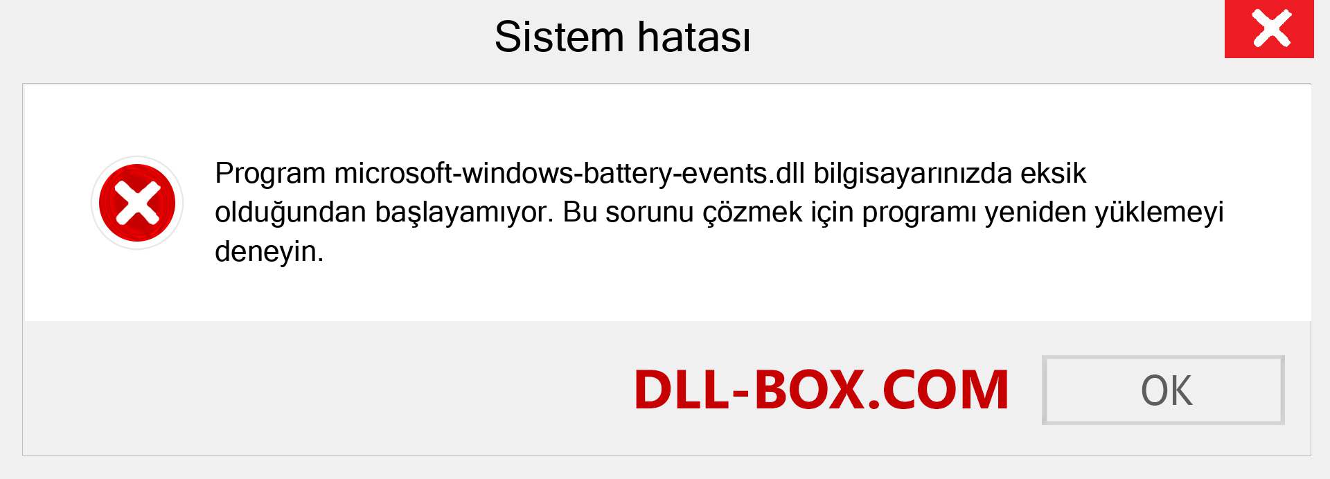 microsoft-windows-battery-events.dll dosyası eksik mi? Windows 7, 8, 10 için İndirin - Windows'ta microsoft-windows-battery-events dll Eksik Hatasını Düzeltin, fotoğraflar, resimler